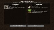 Simply activate the 'Programmer Art' texture pack to experience Minecraft with old textures (Image via Mojang)
